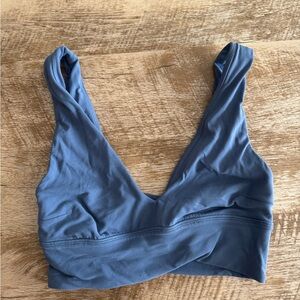 Pitch Blue V-Neck Align Bra C/D (4)